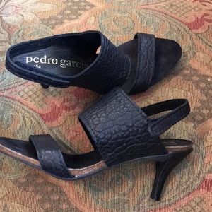 Pedro Garcia leather strapped heel sandals 39